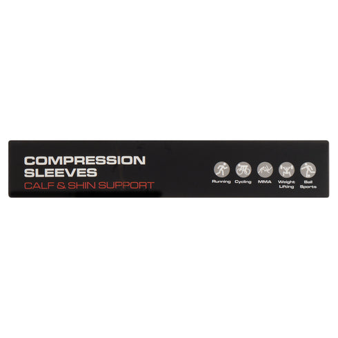 Meister Graduated 20-25mmHg Compression Leg Sleeves (Pair), Blue, Small