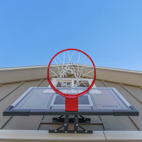 Lifetime 54 In. Shatterproof Backboard and Rim Basketball Combo, 71526