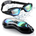 Semfri Swim Goggles Black Swimming Goggles No Leaking Full Protection Adult Men Women Youth