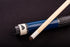 Mizerak 57 In. House Cue (2-Piece) with 12 mm Ferrule with Leather Tip, Hardwood Construction and High Gloss Finish, Blue