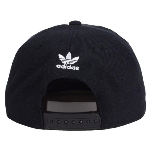 Adidas Originals Trefoil Chain Adjustable Hat - Black/White - OSFA
