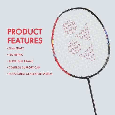 Yonex Graphite Badminton Racquet Astrox 01 Clear Black Red