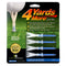 4 Yards More Plastic Golf Tees 3 1/4 in. Pack of 4 - Blue