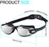 Swim Goggle, Professional Anti Fog UV Protection No Leaking Lens, Comfortable Wearing Waterproof Swimming Goggle, Suitable for Adults, Men, Women