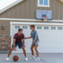 Lifetime 54 In. Shatterproof Backboard and Rim Basketball Combo, 71526