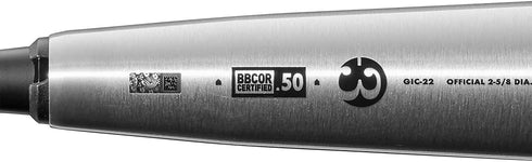 New DeMarini 2022 The Goods (-3) BBCOR Baseball Bat 2 5/8" Silver/Black 33/30