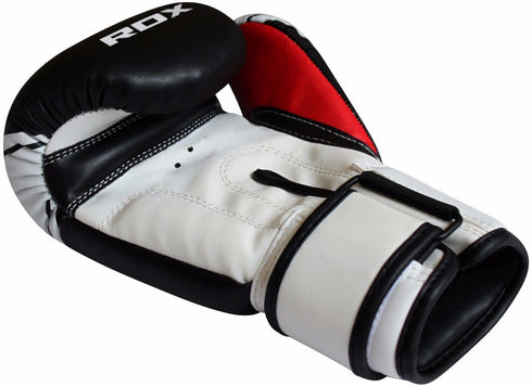 RDX Junior Boxing Gloves - 4oz Maya Hide Leather for Training, Muay Thai, and Kickboxing