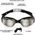 AABV Swim Goggles, Comfortable Polarized Anti-Fog Swimming Goggles for Adult(Black)