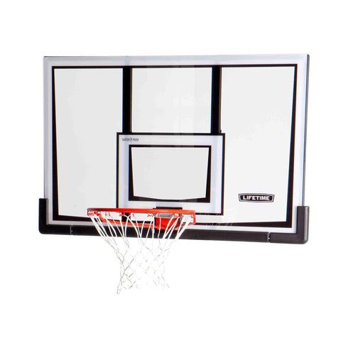 Lifetime Basketball Backboard and Rim (52-Inch Polycarbonate) - 90087