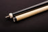 Mizerak 57" House Cue (2-Piece) with 12mm Ferrule with Leather Tip, Hardwood Construction and High Gloss Finish - Black